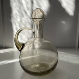Bubble glass carafe