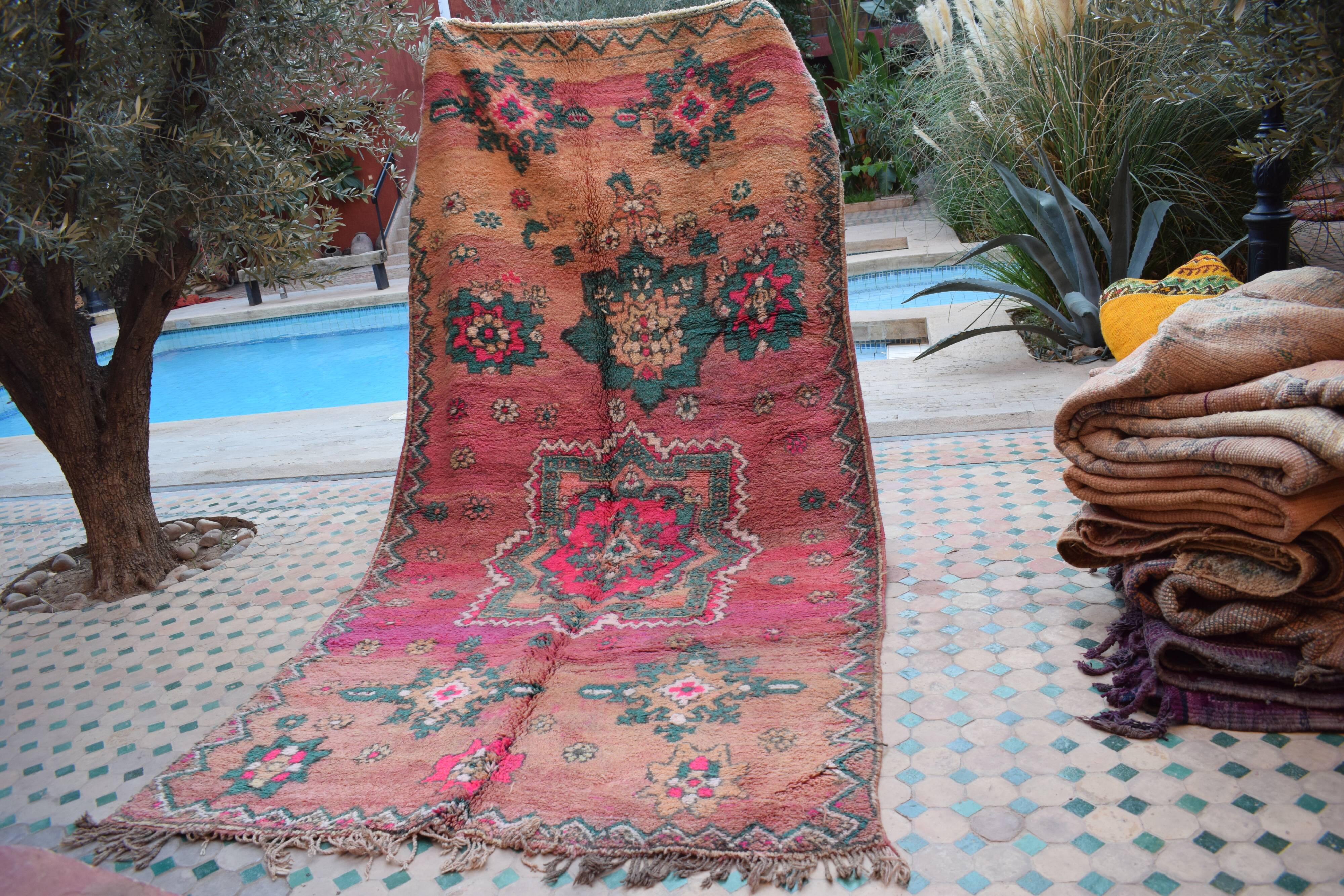 Tapis berbère marocain vintage atlas