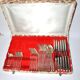 Ercuis ménagère trianon en métal argenté – set de 42 couverts de table ruban croisé