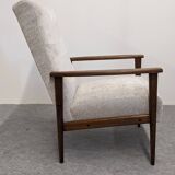 Pair of vintage beech armchairs from the 50s/60s