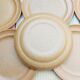 Speckled stoneware dessert plate