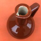 Old enamelled ceramic jug Paul Bardinet Bordeaux Registered