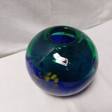 Ball vase art glassware workshop Beranek
