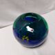 Ball vase art glassware workshop Beranek