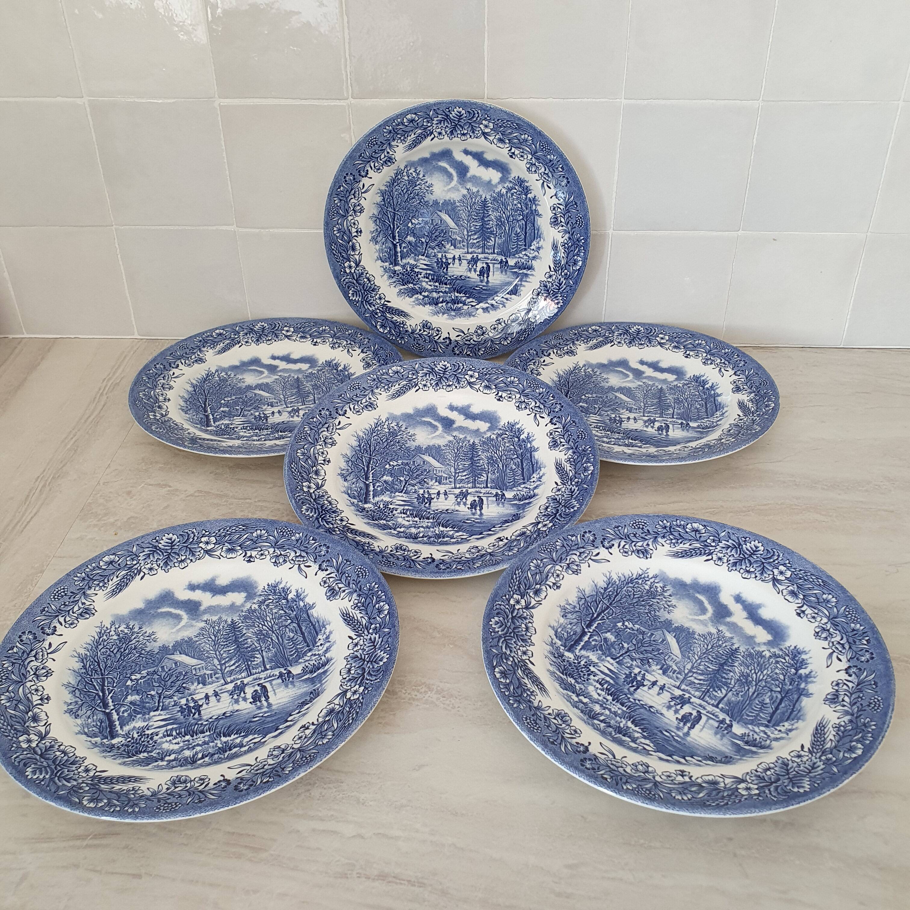 Churchill / English porcelain dessert plates