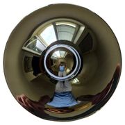 Chrome Ceiling or Wall Light by Charlotte Perriand, Sölken, 1960s