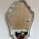 Silver baroque mirror 66x42cm