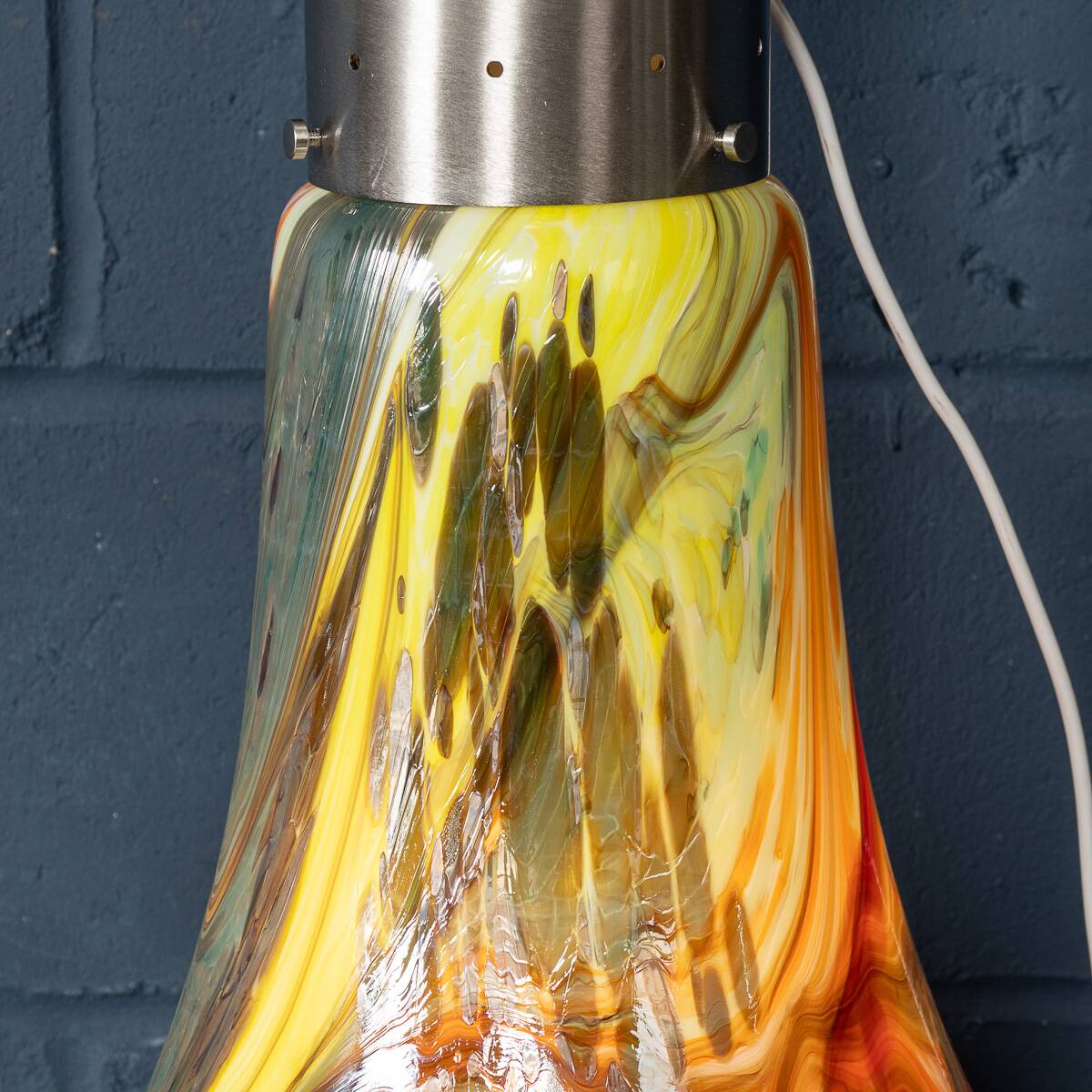 CONTEMPORARY 21stC ITALIAN BIRILLO TABLE / FLOOR LAMP OF RECENT PRODUCTION