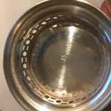 Silver-plated egg cup and tumbler set