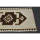 1970s Vintage Turkish Hand-Knotted Wool Cotton Beige Runner Rug 96x343