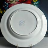 Set of 4 antique plates - Creil & Montereau - Opaque porcelain -