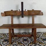 Brutalist bench bull's head file