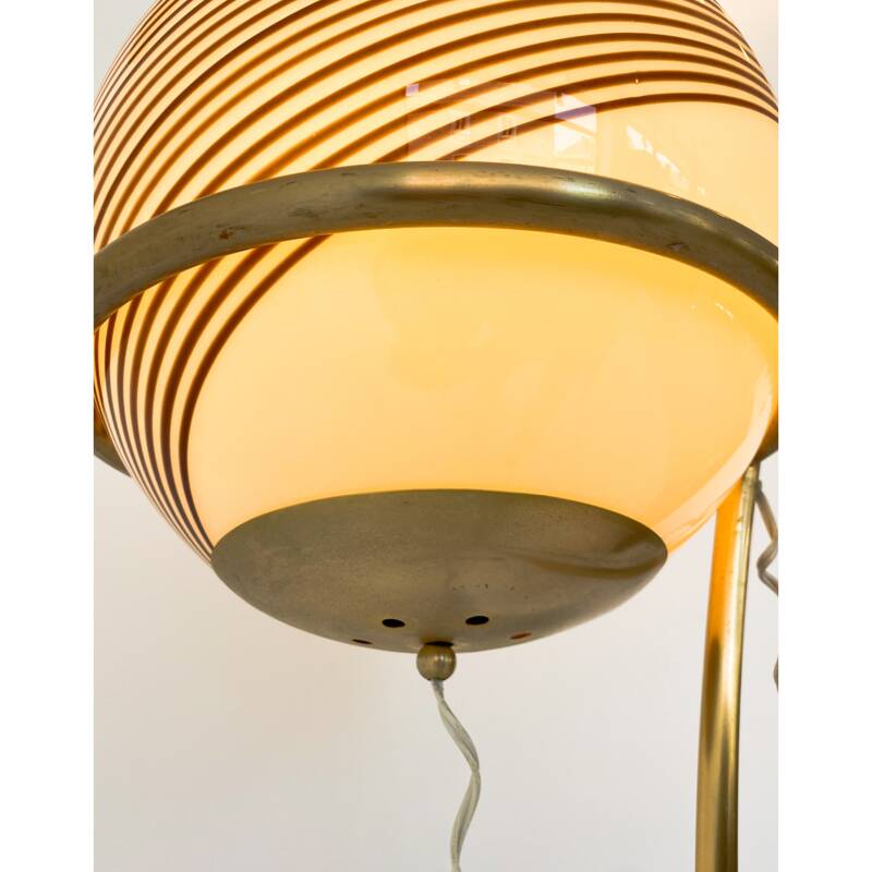 Floor lamp in Murano glass by Venini, Italy 1960s