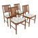 4 Scandinavian teak chairs, Sweden, 1960