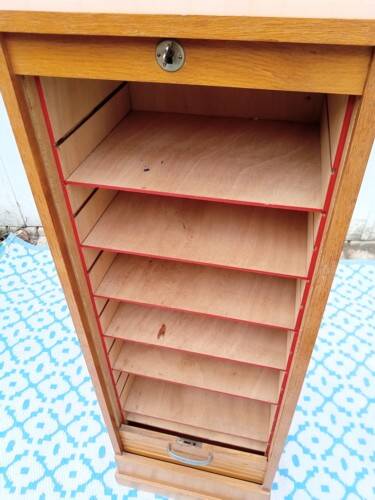 Filing cabinet, curtain furniture