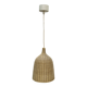 Suspension lustre en osier Ikea vintage, style bohème chic