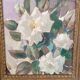 Oil painting, still life with roses