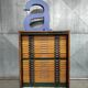Vintage Printer’s Type Cabinet | Industrial Storage | Original Lead Letters
