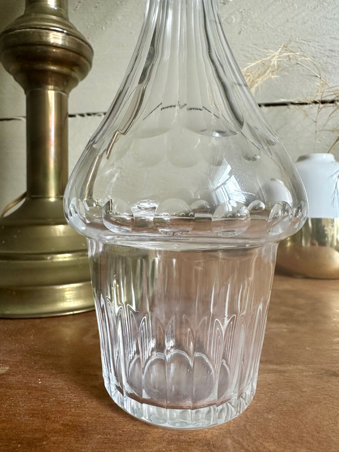 Small glass carafe