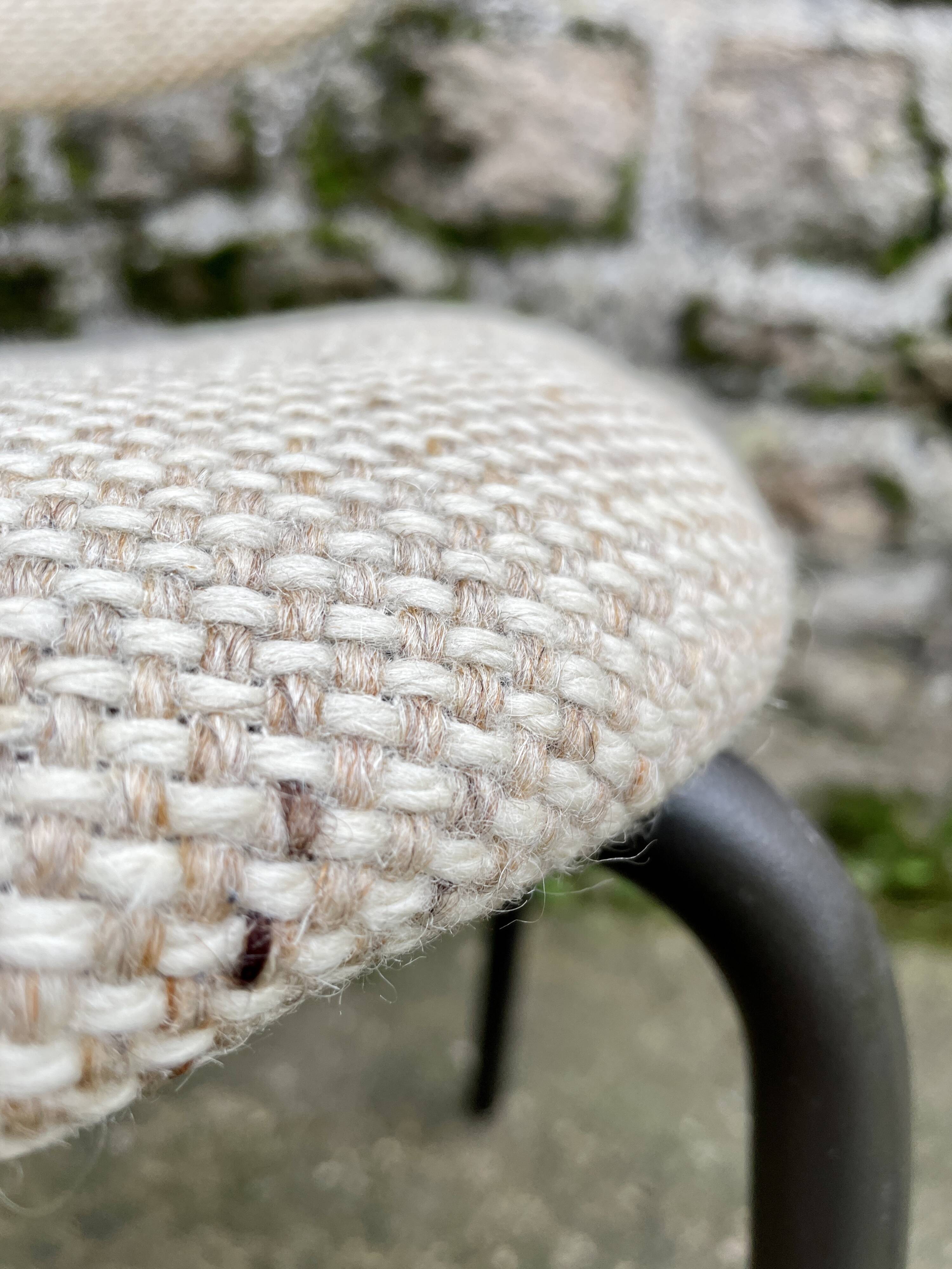 Paire de chaises tweed Strafor 1970