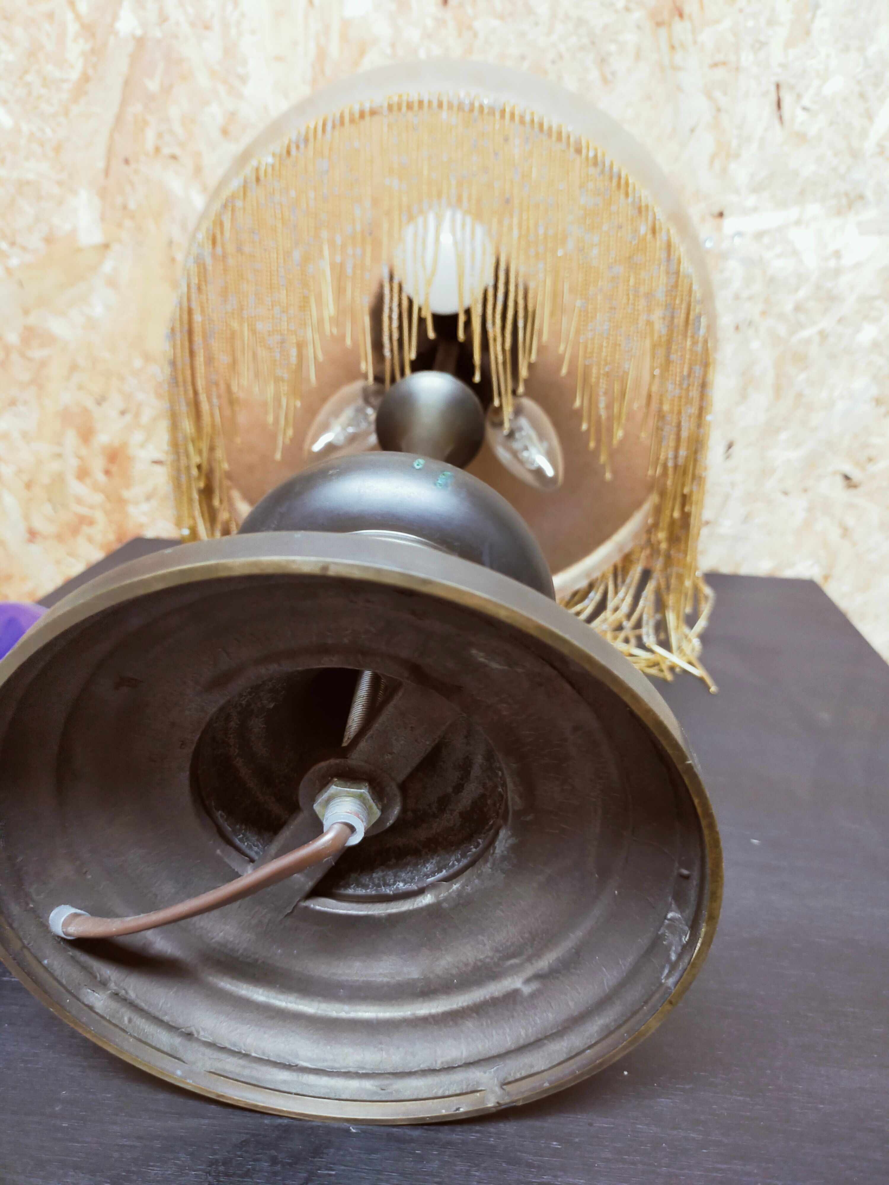 Table lamp, mushroom style, art-nouveau period