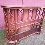 Rattan bar and canning 60's