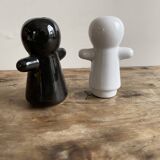 Ceramic salt and pepper shakers