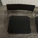 Set of 3 minimalist X line chairs by Niels Jorgen Haugesen.
