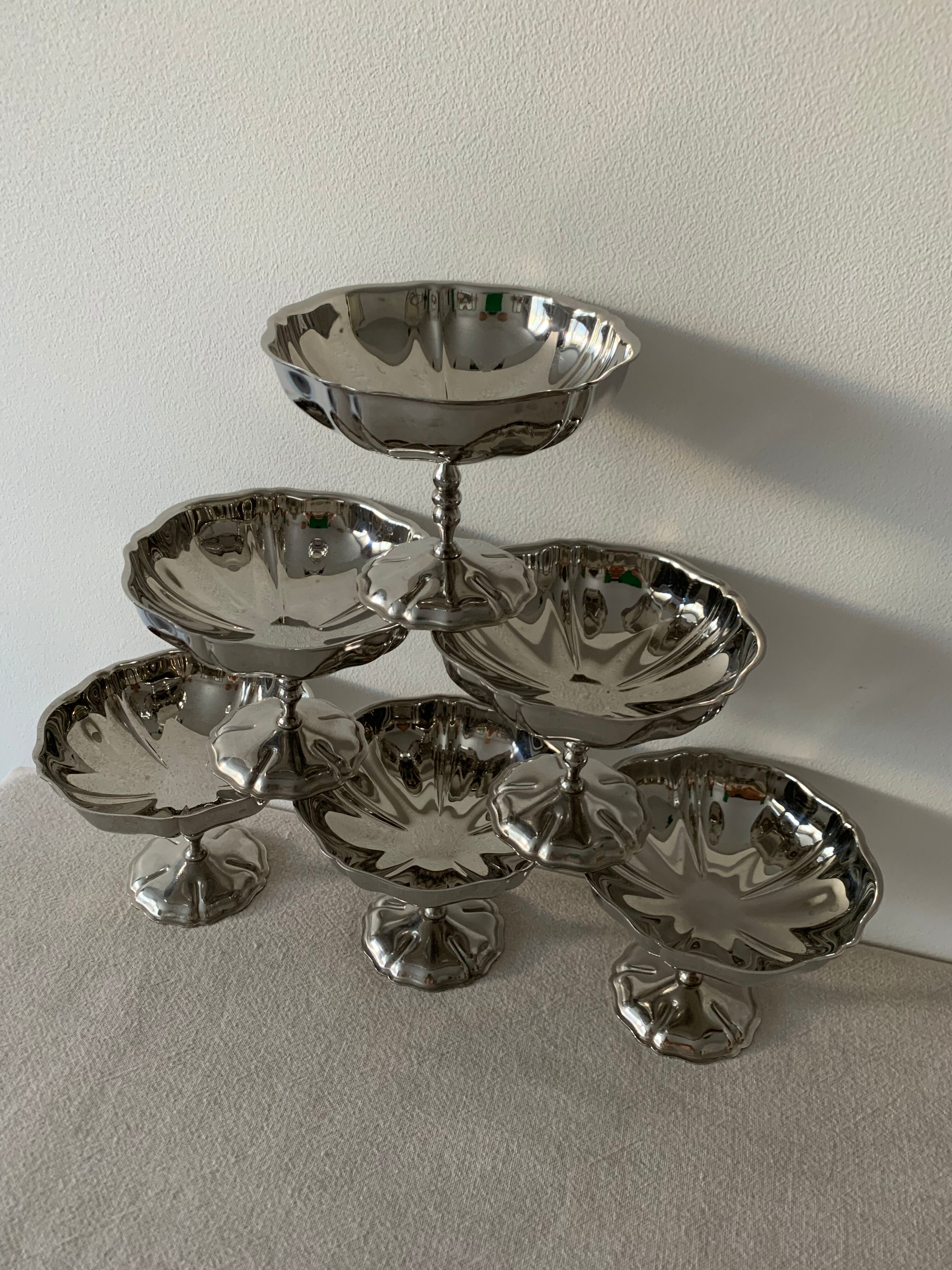 Set of 6 dessert cups