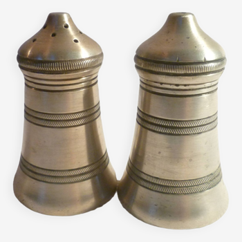 Sheffield silver silver condiment service salt/pepper