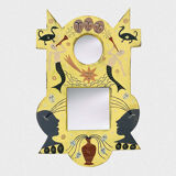 Wooden mirror