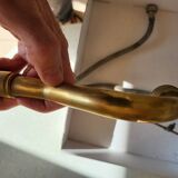 Antique solid copper faucet spout