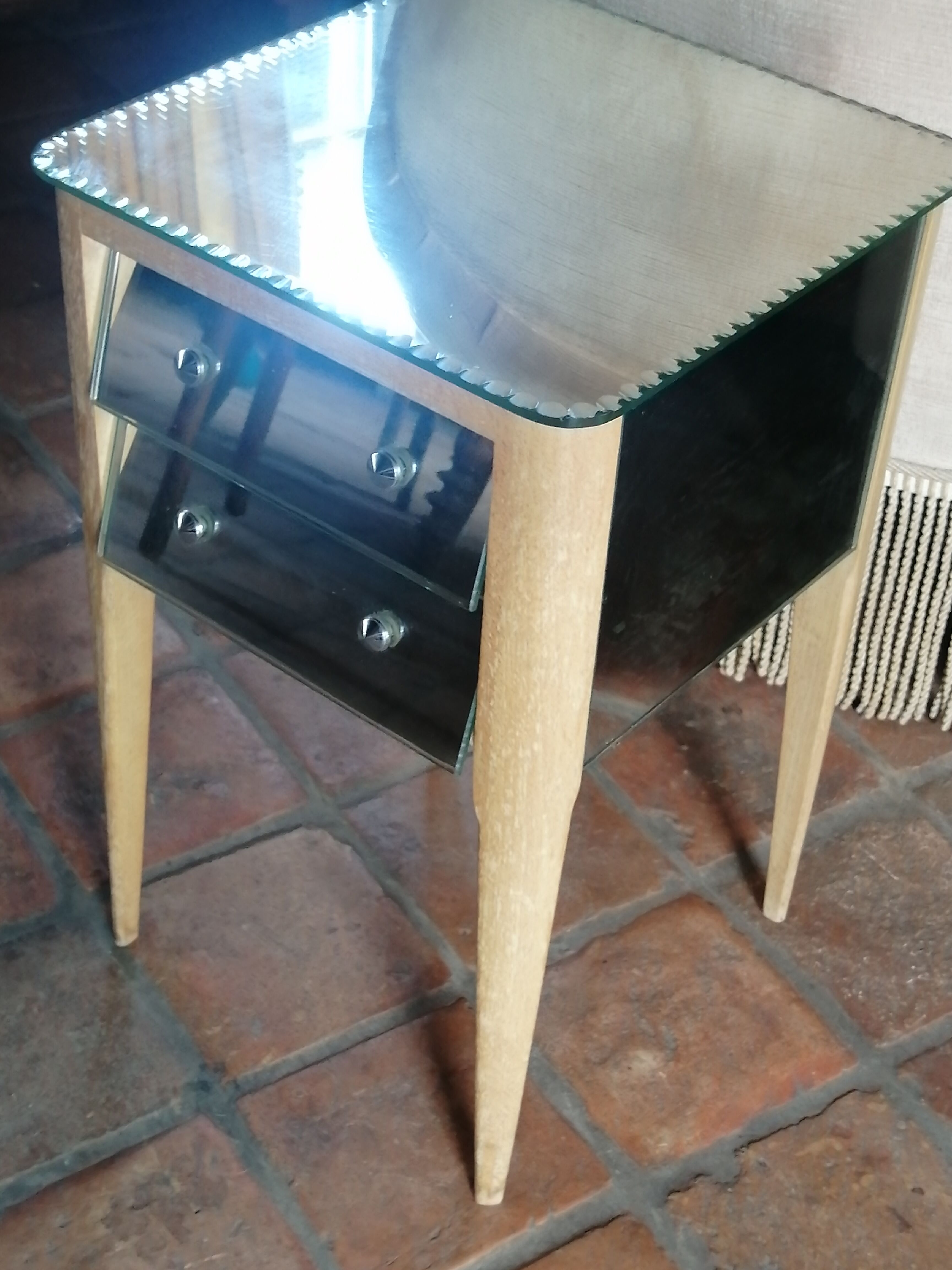 1950s mirror bedside