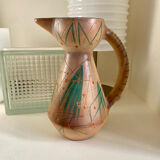 Vase or ceramic pitcher signed François Ré Vallauris 50s