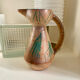 Vase or ceramic pitcher signed François Ré Vallauris 50s