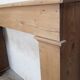 Fireplace mantle XIX l130xh103cm in fir