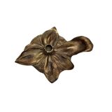 Art Nouveau Style Candlestick Leaf Shape, mid-century