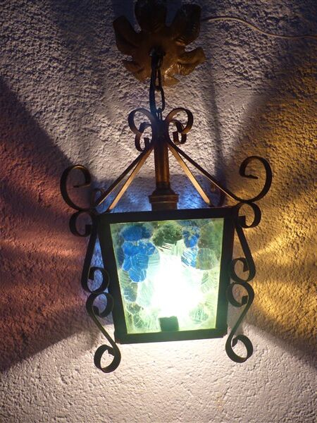 Vintage gold lantern