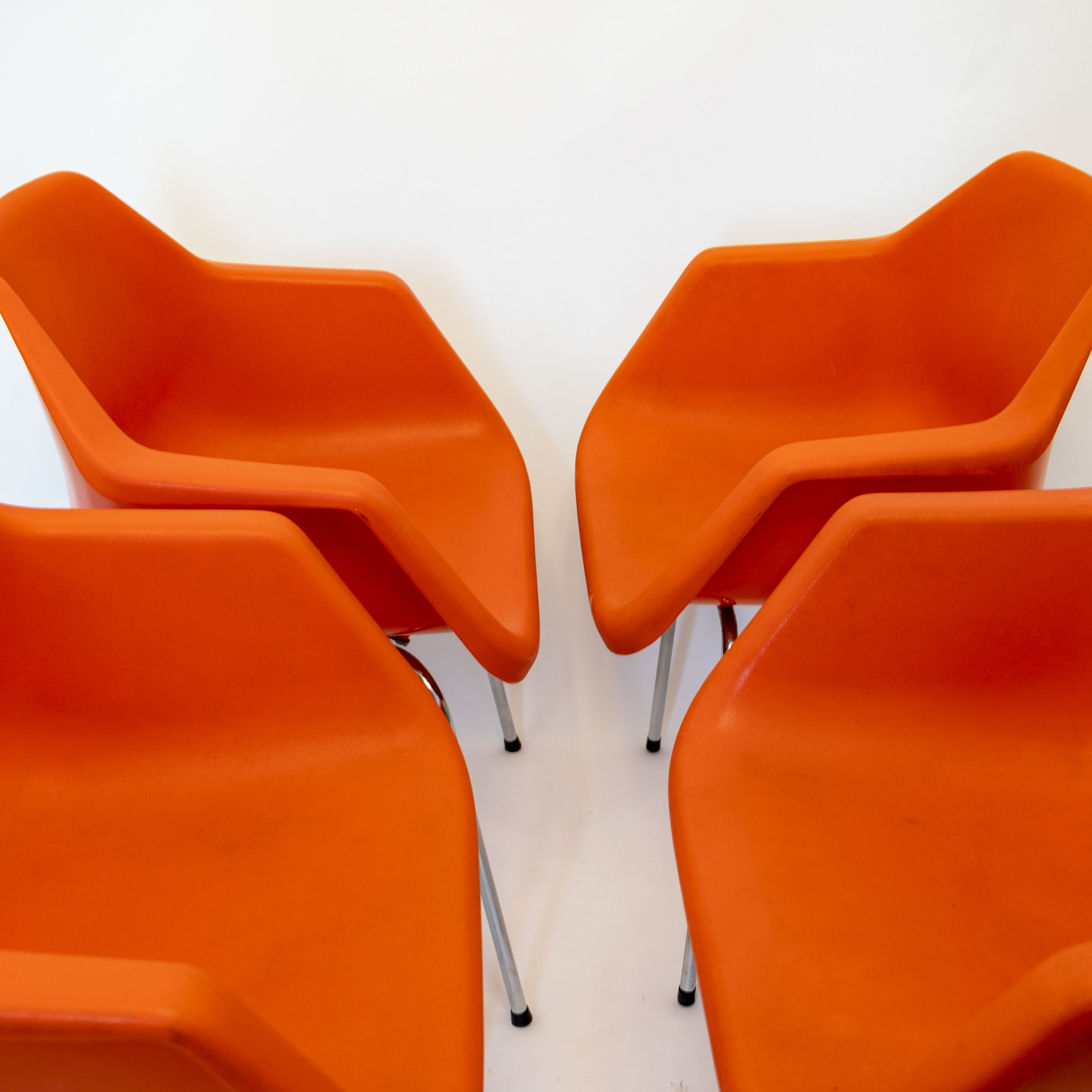 Set of 4 armchairs by Robin Day, for Hille, England, 1967