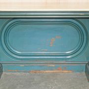 Console ancienne sculptée à la main circa 1880 avec plateau en marbre