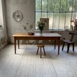 Farm table pine and walnut 2m