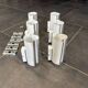 Philips metal and aluminium wall lights from the 1970s/1980s. Superb set of 6.