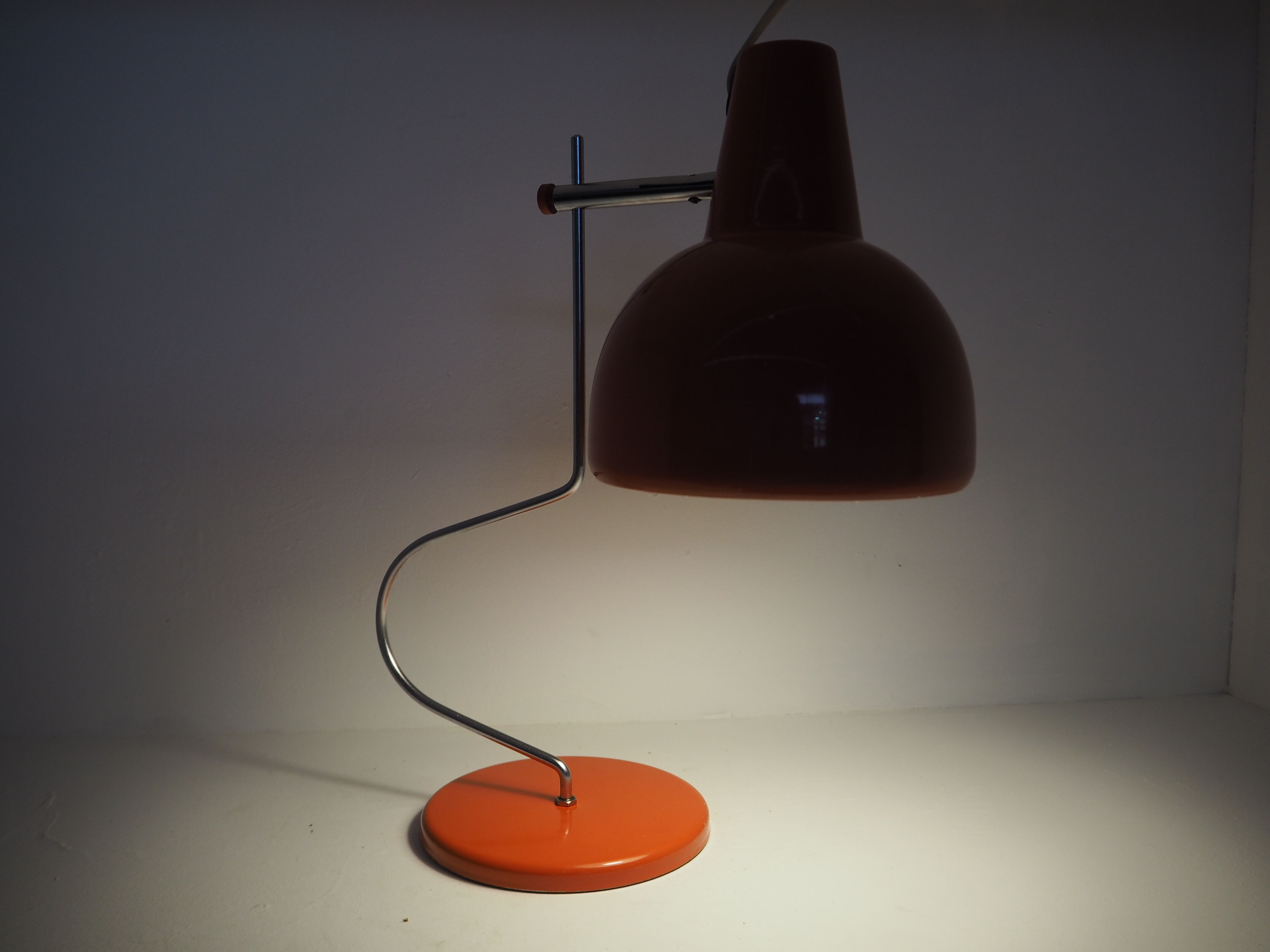Vintage table lamp, Czechoslovakia, 1970s