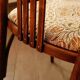 Ensemble de quatre chaises TON en bois courbé des années 1970 avec revêtement floral