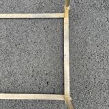 Coffee table in gilded brass and veined green marble