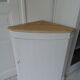 Vintage neckline patinated pearl gray waxed finish, top waxed finish light oak