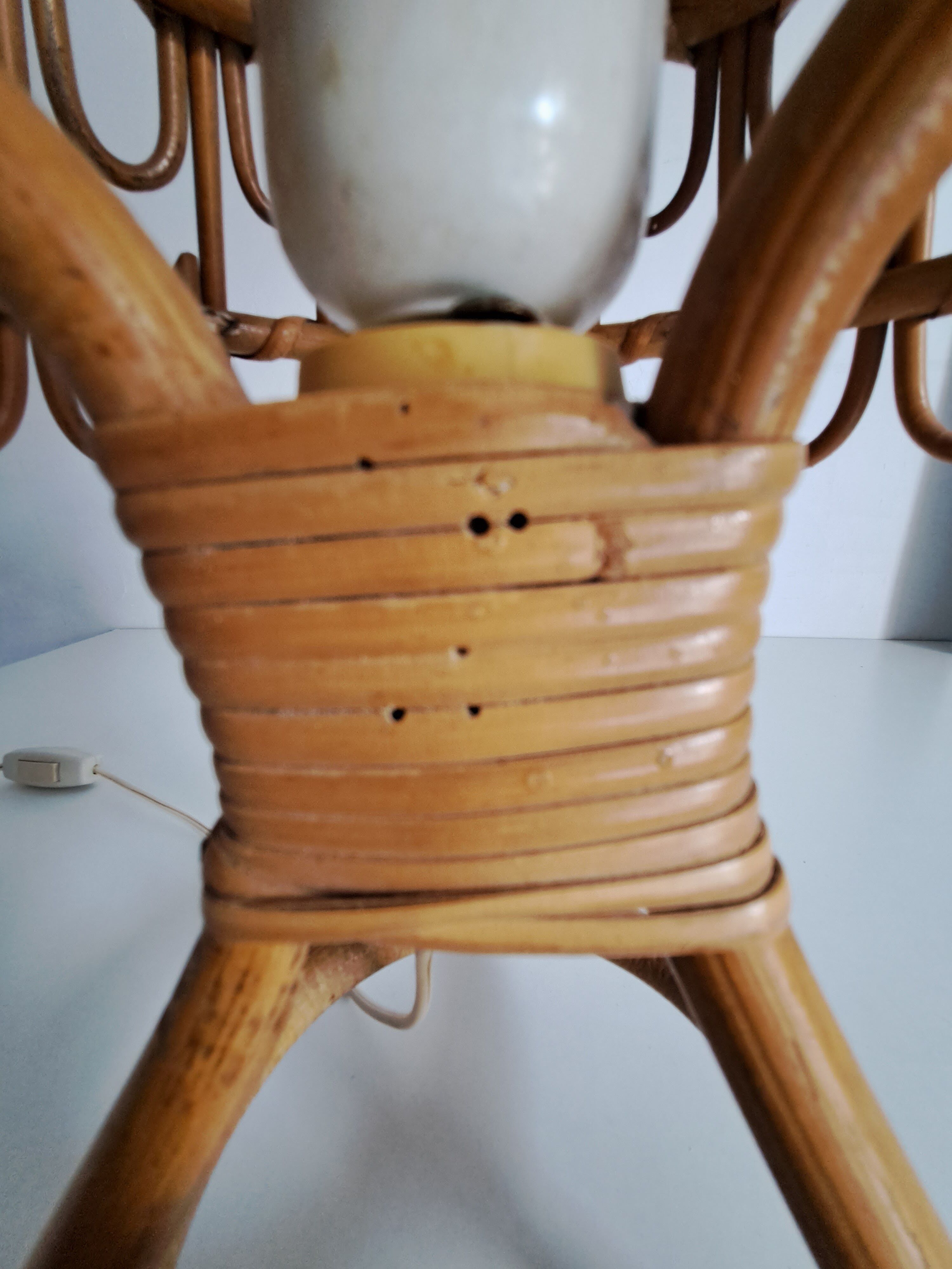 Lampe de chevet bambou