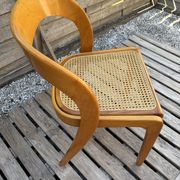 Set of 6 caned chairs by Baumann, gondola model.