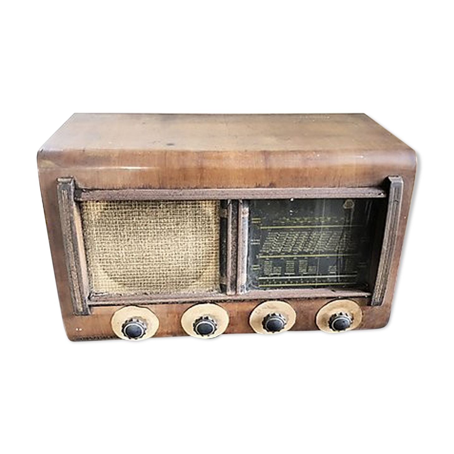 Former station radio tsf devieux at lamps 1930