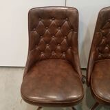 Shelby Williams dining table and 6 chairs